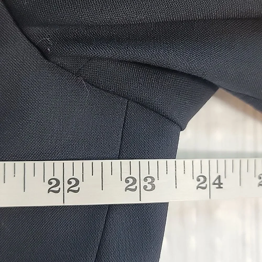Saville Row Classic Navy Blazer 100% Wool Mens Size 41 R